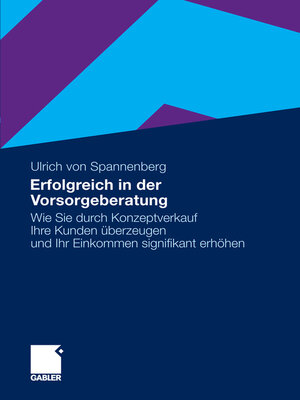 cover image of Erfolgreich in der Vorsorgeberatung